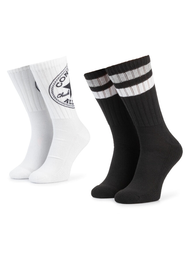Black socks white converse discount
