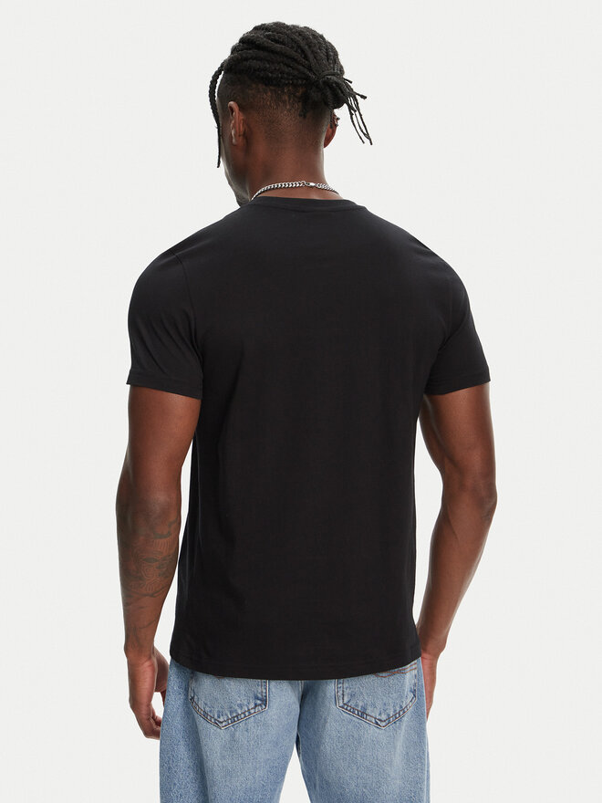 Robe di Kappa Robe di Kappa Camiseta Luc 611187W Negro Regular Fit