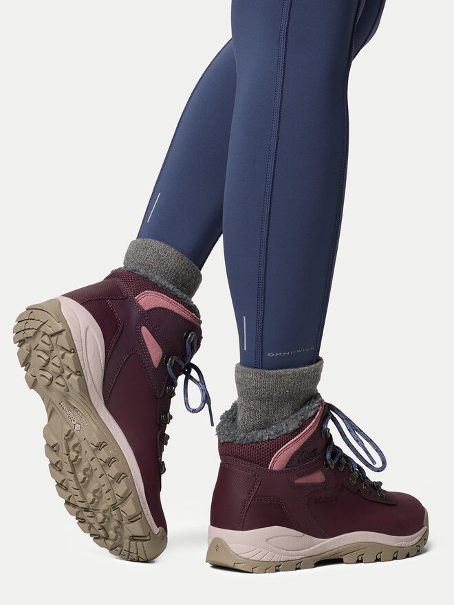 Columbia Scarpe da trekking Columbia Newton Ridge Wp Omni-Heat II 2100221 Bordeaux