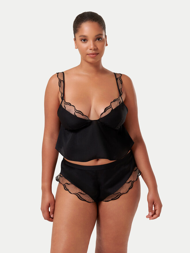 Bluebella Bluebella Πιτζάμα Marabel 42382 Μαύρο Basic Fit