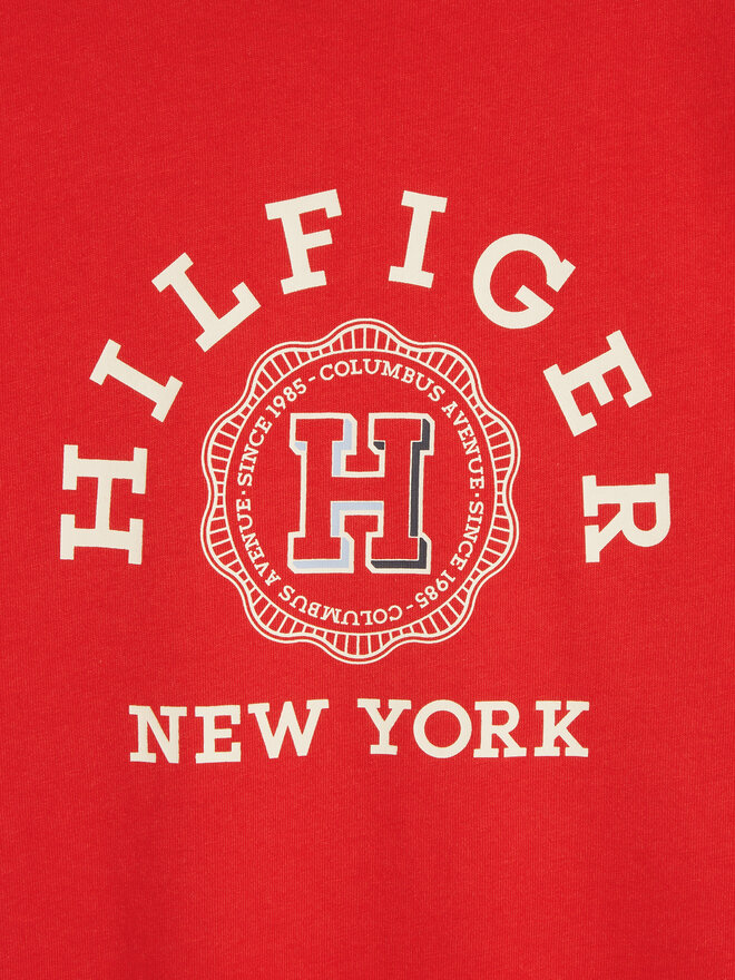 Tommy Hilfiger Tommy Hilfiger Póló Monotype Arch KB0KB08802 Piros Regular Fit