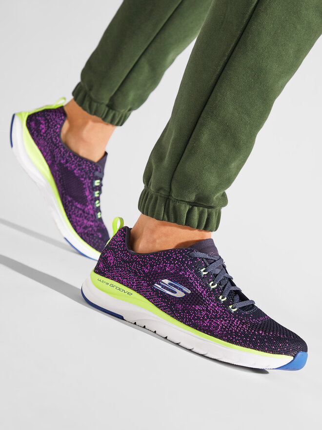 Skechers Sneakersy Skechers Ultra Groove 149019/NVPR Fialová