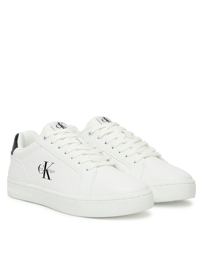 Calvin Klein Jeans Αθλητικά Calvin Klein Jeans Classic Cupsole Mono Lth YM0YM01369 Λευκό