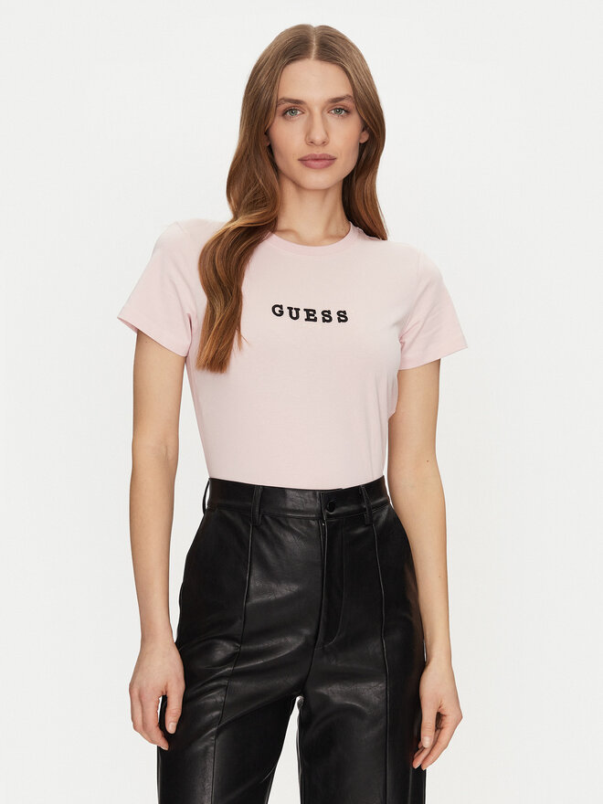 Guess Jeans Guess Jeans T-Shirt W5RI54 J1314 Beige Regular Fit