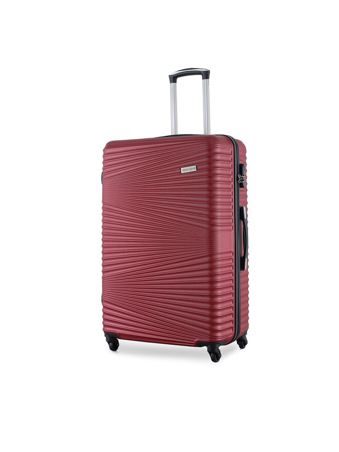 Semi Line Μεγάλη Βαλίτσα Semi Line T5745-3 Μπορντό