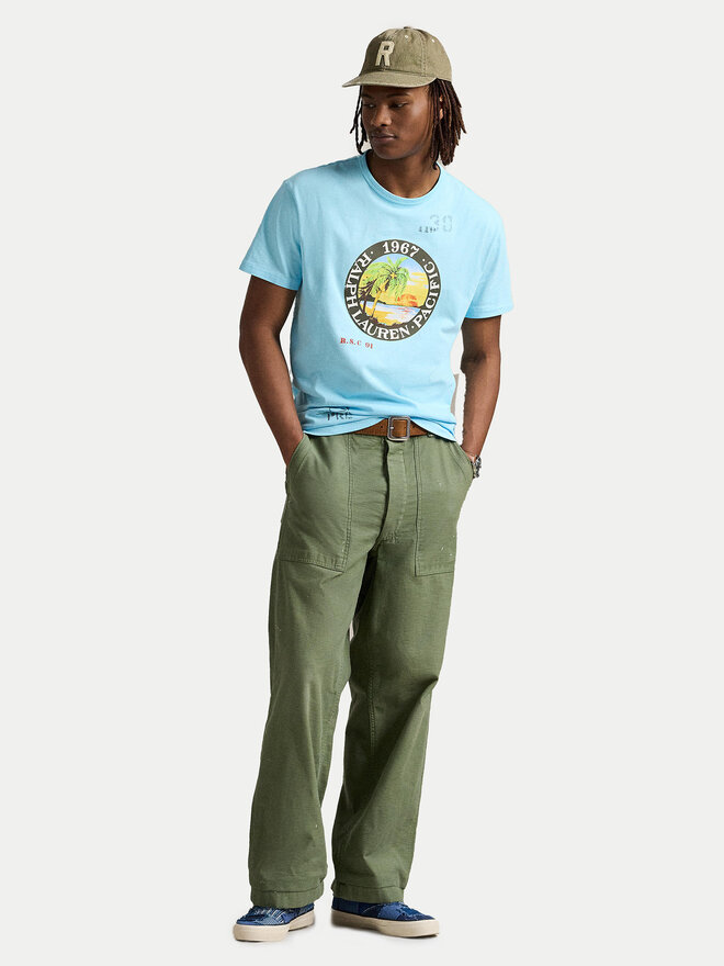 Polo Ralph Lauren Polo Ralph Lauren T-Shirt 710958253001 Γαλάζιο Classic Fit