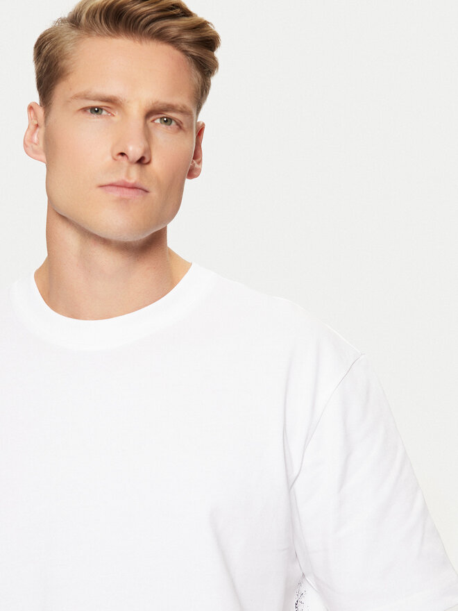 Karl Lagerfeld Jeans Karl Lagerfeld Jeans Camiseta A1M17113 Blanco Relaxed Fit