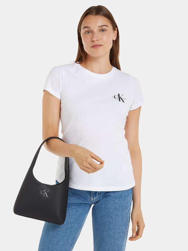 Calvin Klein Jeans Ročna torba Calvin Klein Jeans Minimal Monogram A Shoulderbag T K60K611820 Črna