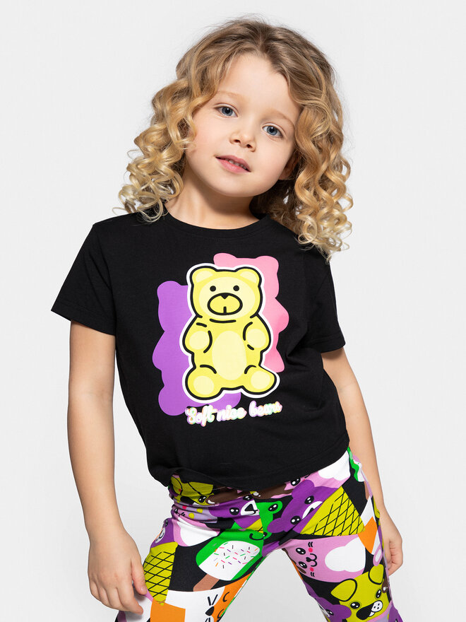 Coccodrillo Coccodrillo Camiseta WC4143201JPK Negro Regular Fit