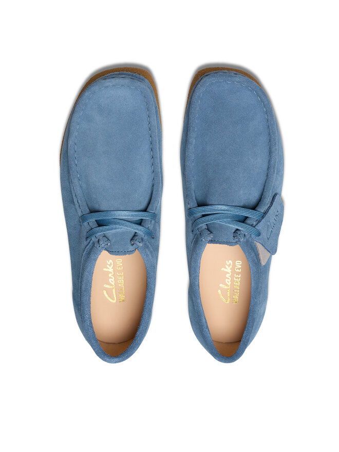 Clarks Pusbačiai Clarks WallabeeEVOSh 26181476 Mėlyna