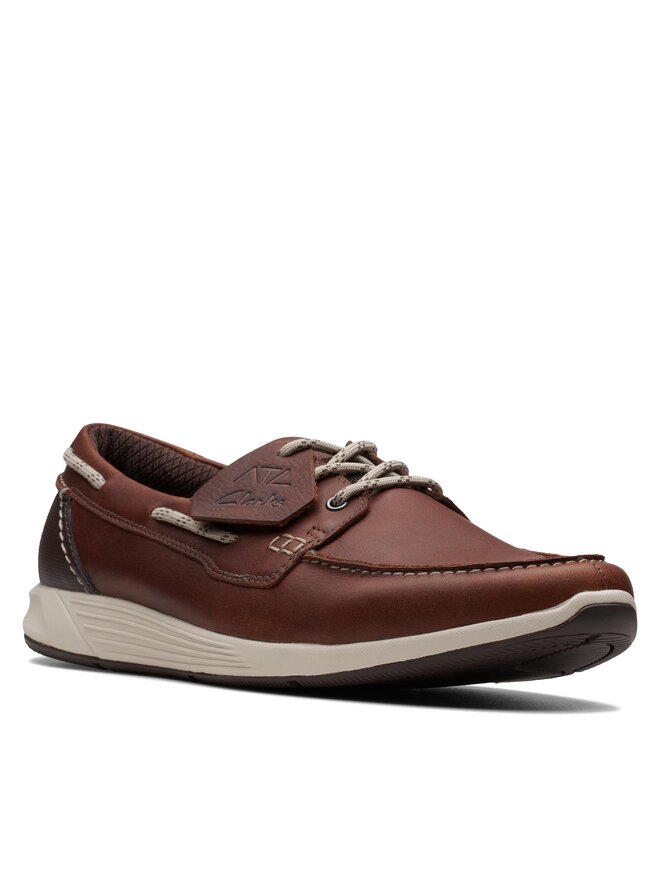 Clarks Polobotky Clarks ATL Sail Go 26170334 Hnědá