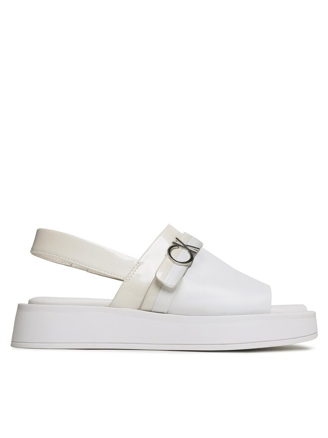 Calvin Klein Sandalen Calvin Klein Dress Wedge Sandal HW0HW01605 Weiß