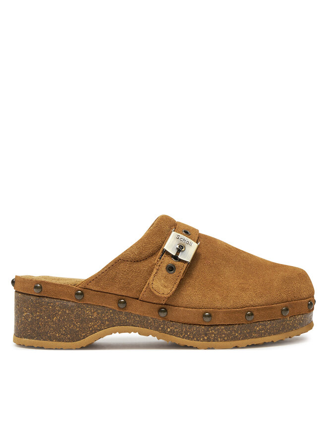 Scholl Чехли Scholl Pescura Clog 50 Cork F31632 1175 380 Кафяв