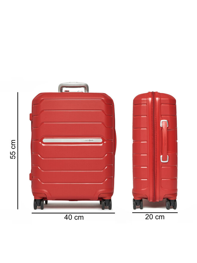 Samsonite Kabinový kufr Samsonite Flux 88537 126 1INU Červená