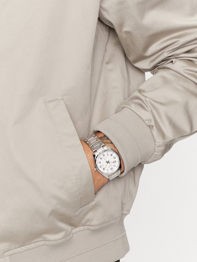 Casio Zegarek Casio MTP-1302PD-7BVEF Srebrny