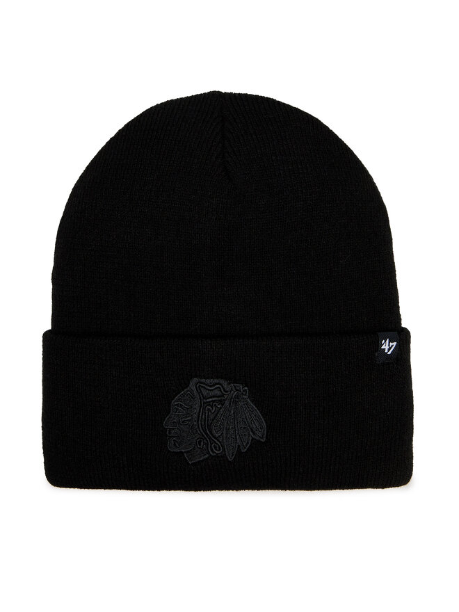 47 Brand Czapka 47 Brand NHL Chicago Blackhawks Haymaker '47 H-HYMKR04ACE-BKE Czarny