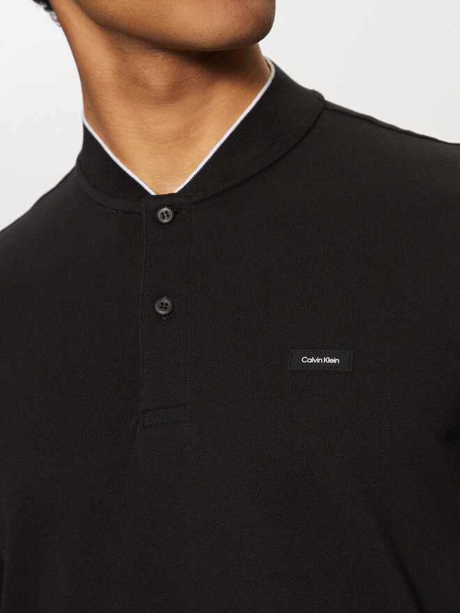 Calvin Klein Calvin Klein Pólóing K10K114139 Fekete Regular Fit