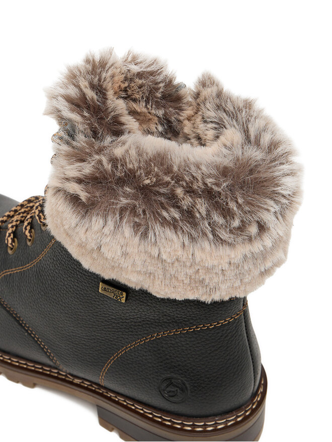 Remonte Schnürschuhe Remonte CEO-D0B74-01 Schwarz