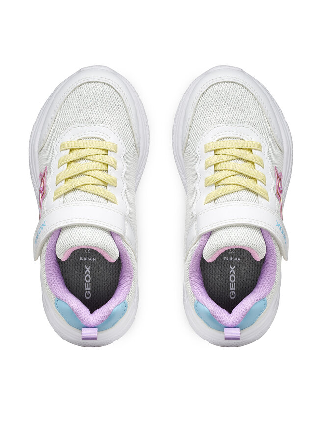 Geox Sneakers Geox J Sprintye Girl J55FWA 0AS54 C0653 D Weiß
