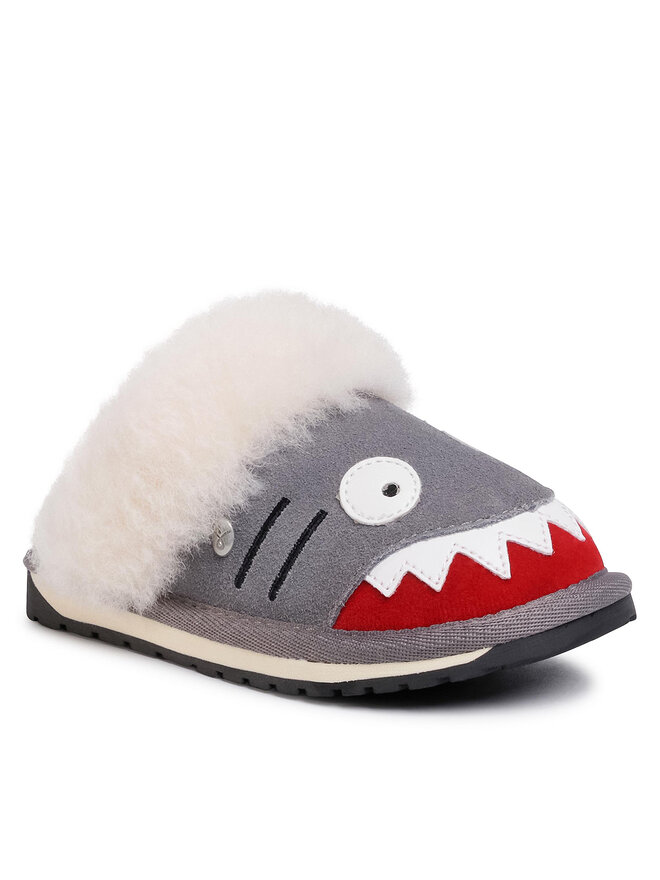 EMU Australia Čības EMU Australia Shark Slipper K12436 Pelēks