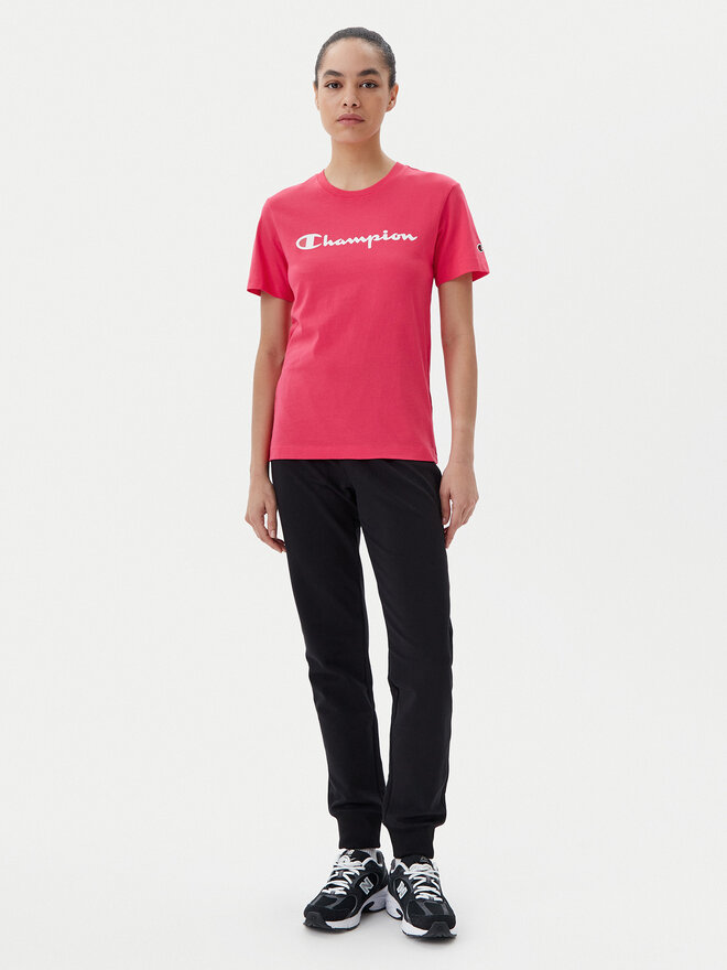 Champion Champion T-Shirt 118090 Κοραλλί Slim Fit