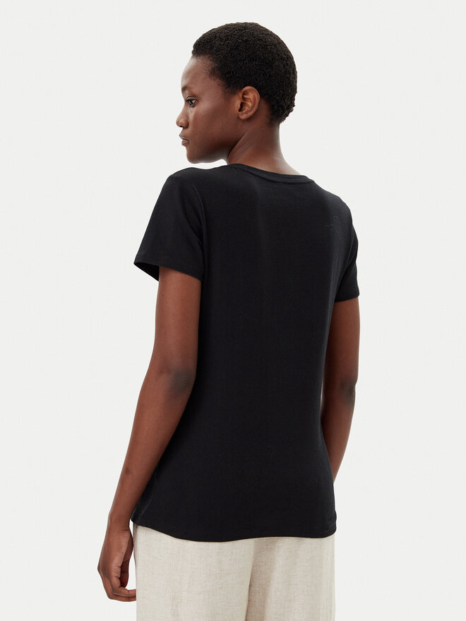 Gap Gap T-Shirt 729555-06 Μαύρο Regular Fit