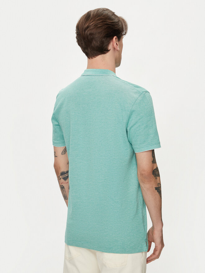 Wrangler Wrangler Pólóing Refined 112350393 Zöld Regular Fit