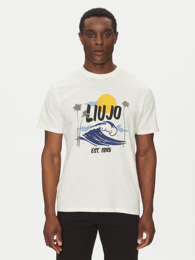 Liu Jo Liu Jo Футболка QA5274 J7734 Білий Regular Fit