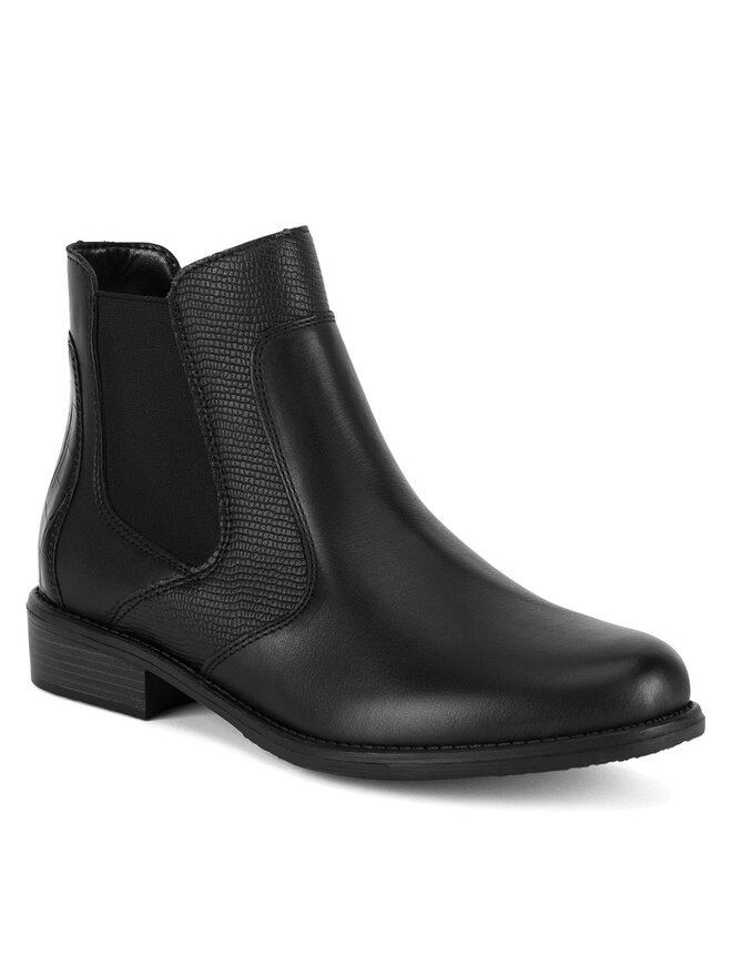 Remonte Botine Remonte D0F70-01 Negru
