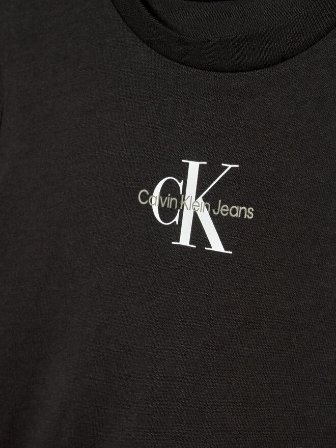 Calvin Klein Jeans Calvin Klein Jeans T-Shirt Micro Monogram IG0IG01470 Schwarz Slim Fit