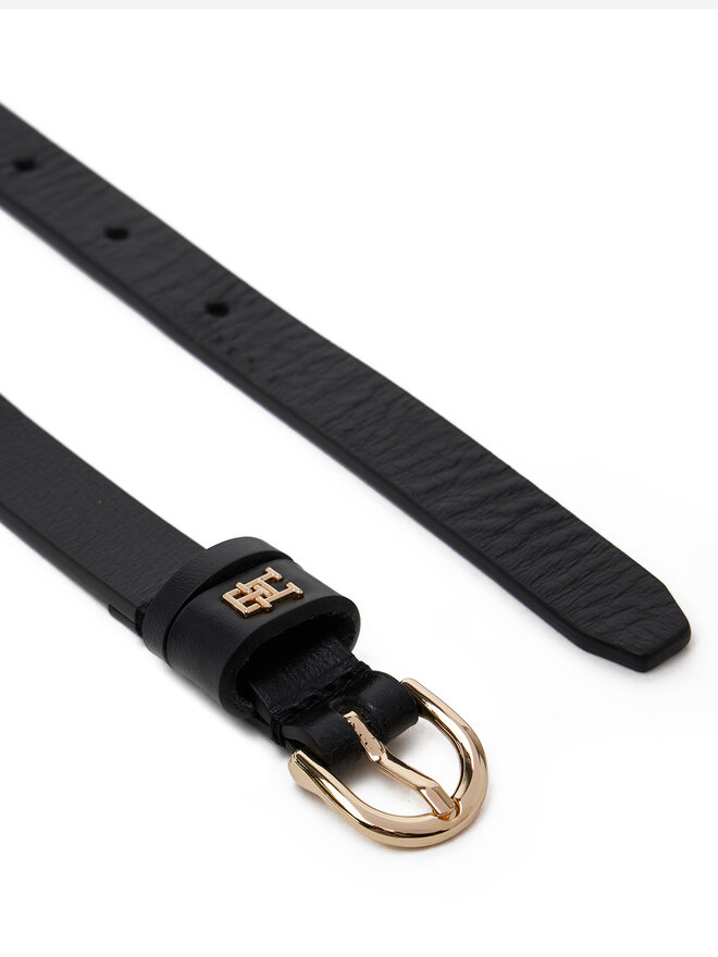 Tommy Hilfiger Pasek Damski Tommy Hilfiger Essential Effortless 1.5 AW0AW17246 Czarny