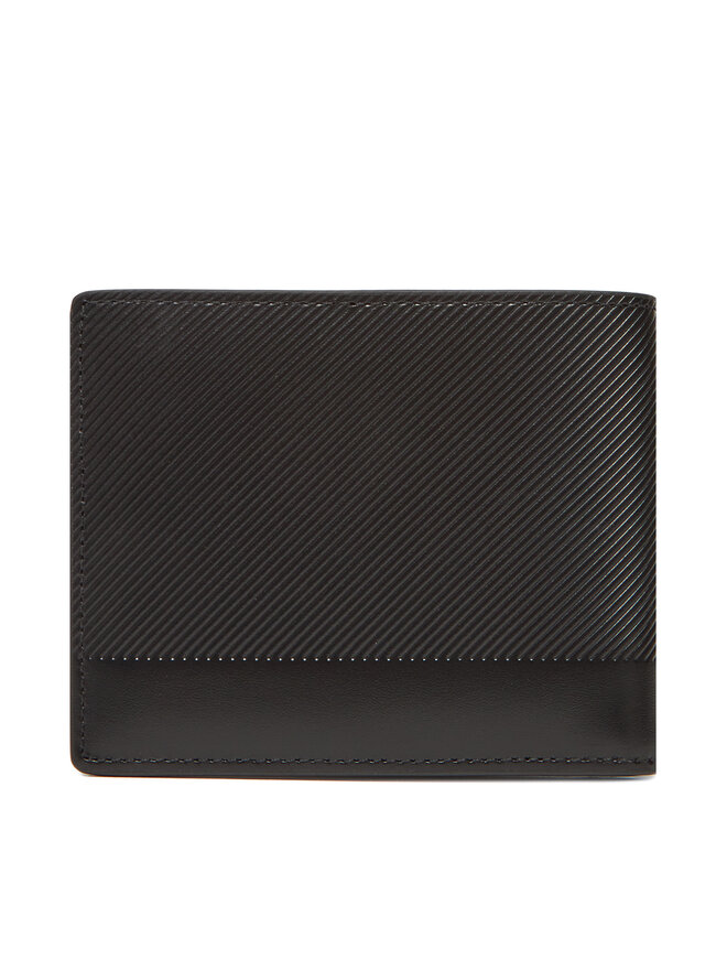 Tommy Hilfiger Veľká pánska peňaženka Tommy Hilfiger Th Foundation Mini Cc Wallet AM0AM13507 Čierna