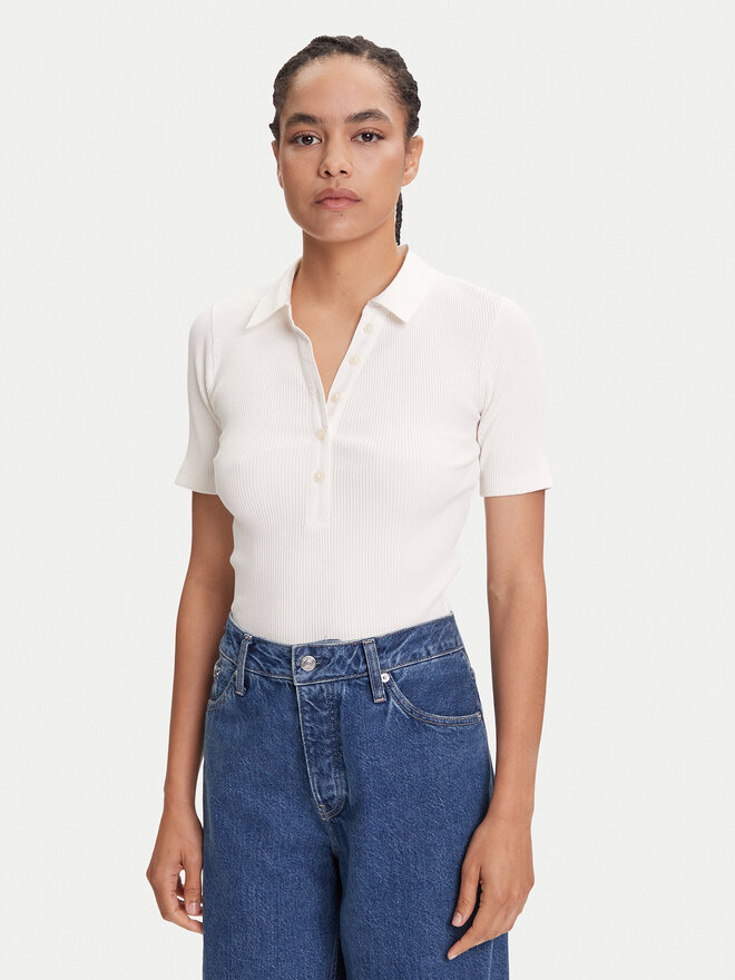 Marc O'Polo Marc O'Polo Pólóing 506 2156 53001 Ekru Slim Fit