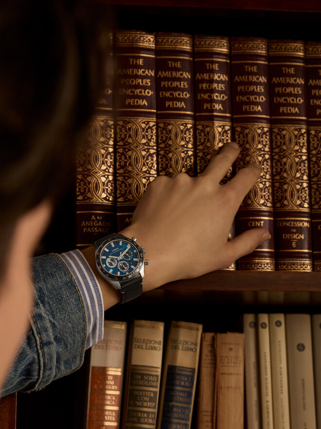 Timex Ρολόι Timex Waterbury TW2Y18600 Μαύρο
