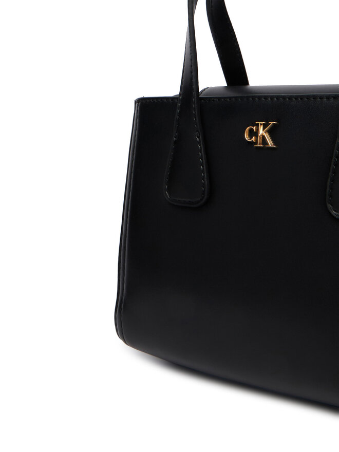 Calvin Klein Handtasche Calvin Klein Ck Mini Tote Crossbody LV04F3520G Schwarz