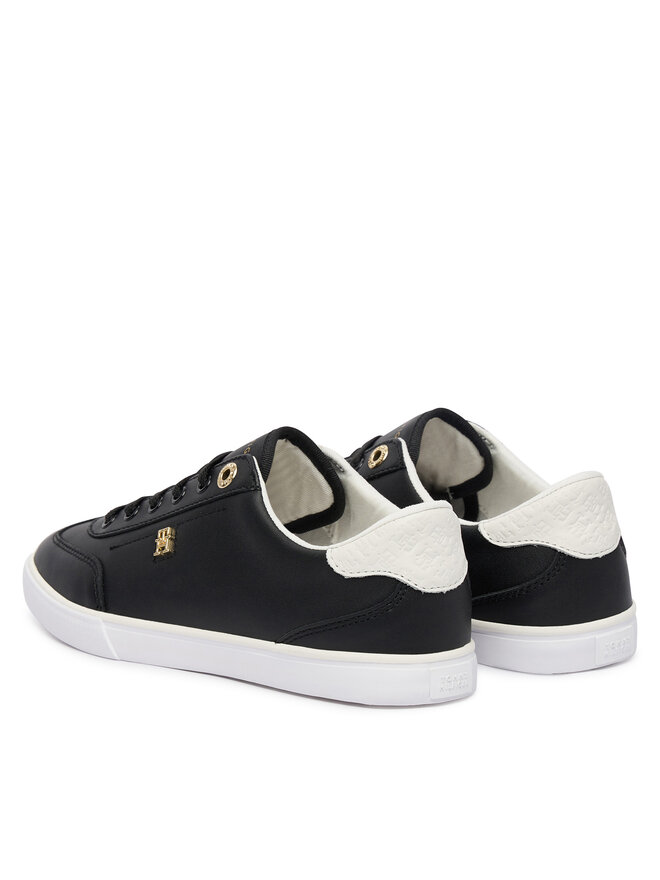 Tommy Hilfiger Sneakers Tommy Hilfiger Th Chic Low Profile Vulc FW0FW09104 Schwarz
