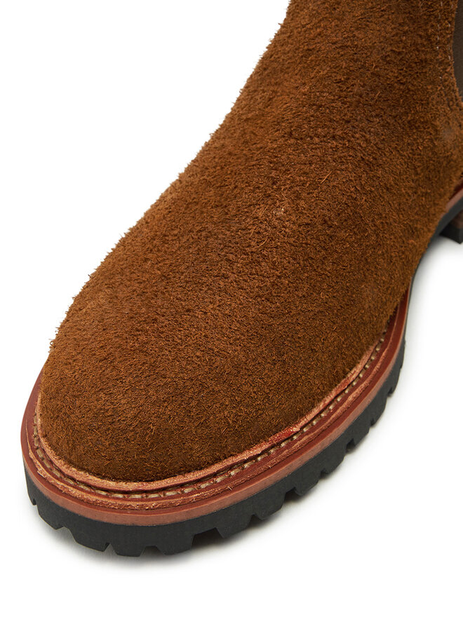 Clarks Μποτάκια με λάστιχο Clarks Clarkridge Top 26179723 Καφέ