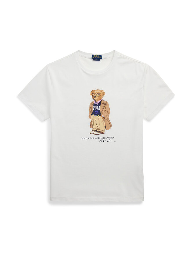 Polo Ralph Lauren Polo Ralph Lauren Camiseta 710974584001 Blanco Custom Slim Fit