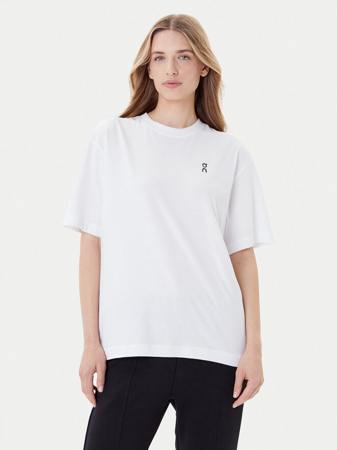 On On Camiseta Club-T 1WE1006 Blanco Relaxed Fit