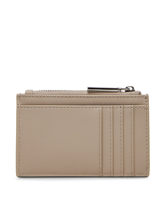Calvin Klein Θήκη πιστωτικών καρτών Calvin Klein Ck Must Aop Cc Holder W Zip LV04F1036G Μπεζ