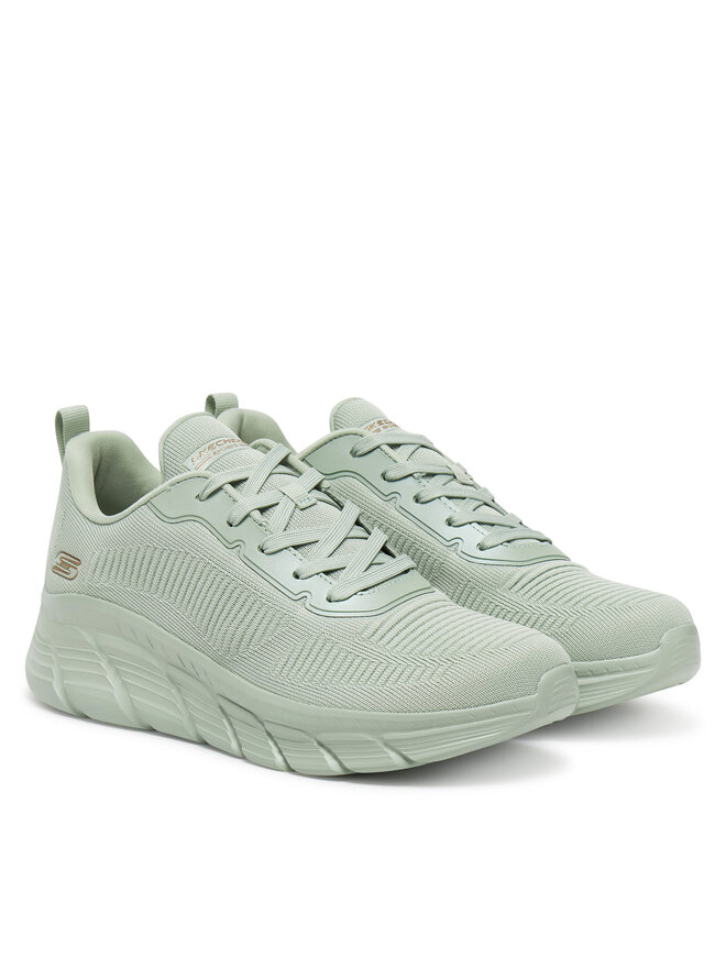 Skechers Sneakersy Skechers Bobs B Flex Hi-Flying Hi 117385/SAGE Zielony