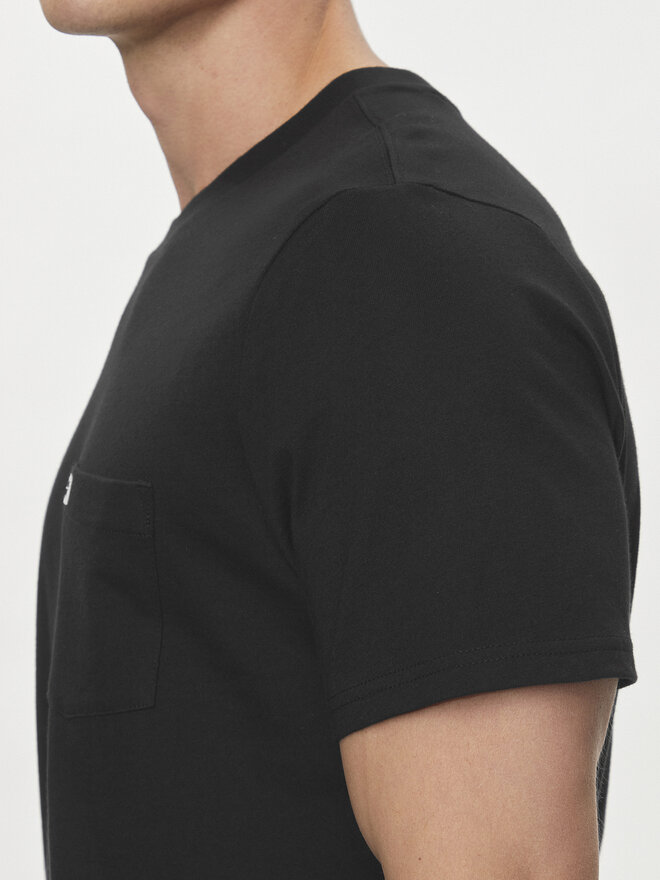 Gap Gap Marškinėliai 857901-05 Juoda Regular Fit