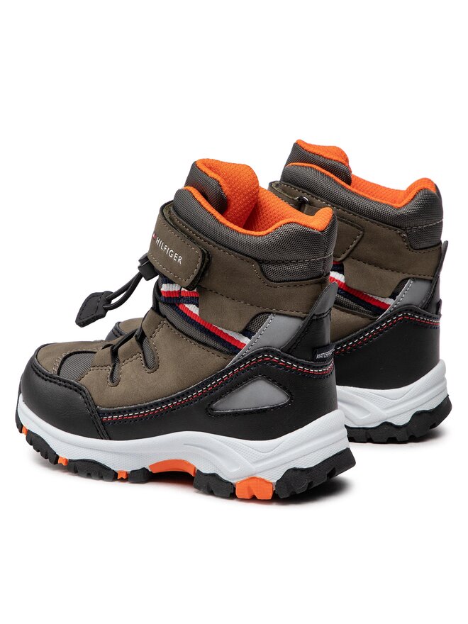 Tommy Hilfiger Botas de nieve Tommy Hilfiger Tech Bootie T3B5-32542-1487 M Verde