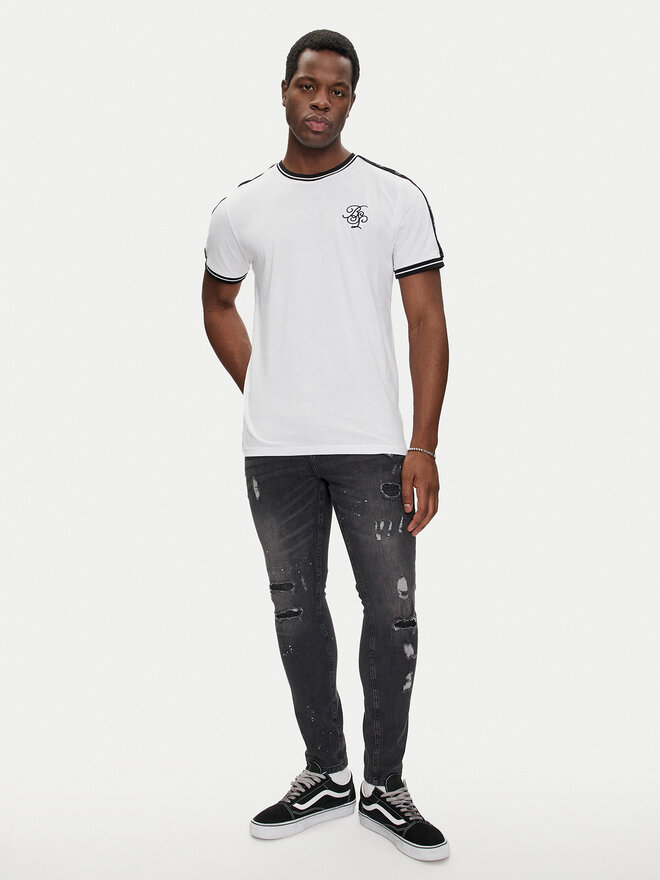 Brave Soul Brave Soul Camiseta MTS-568PALMER Blanco Regular Fit