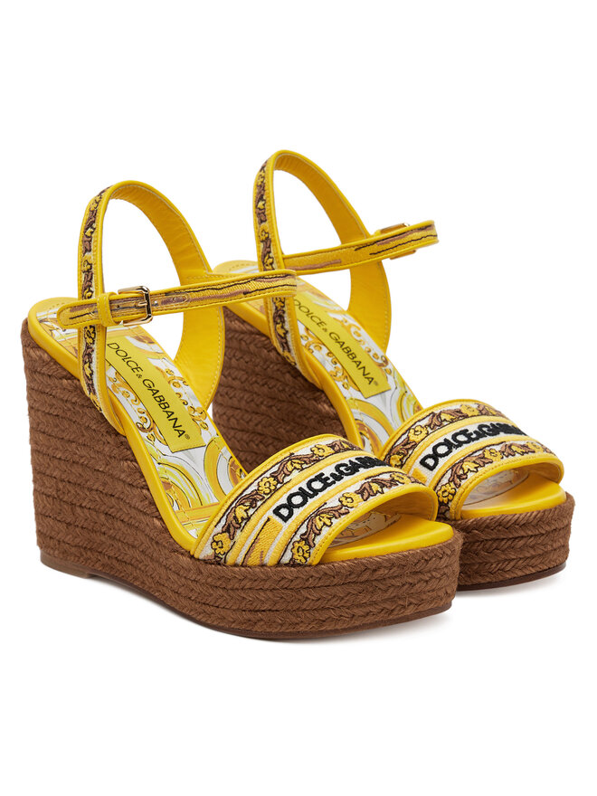 Dolce&Gabbana Espadryle Dolce&Gabbana CZ0318 AV804 Żółty
