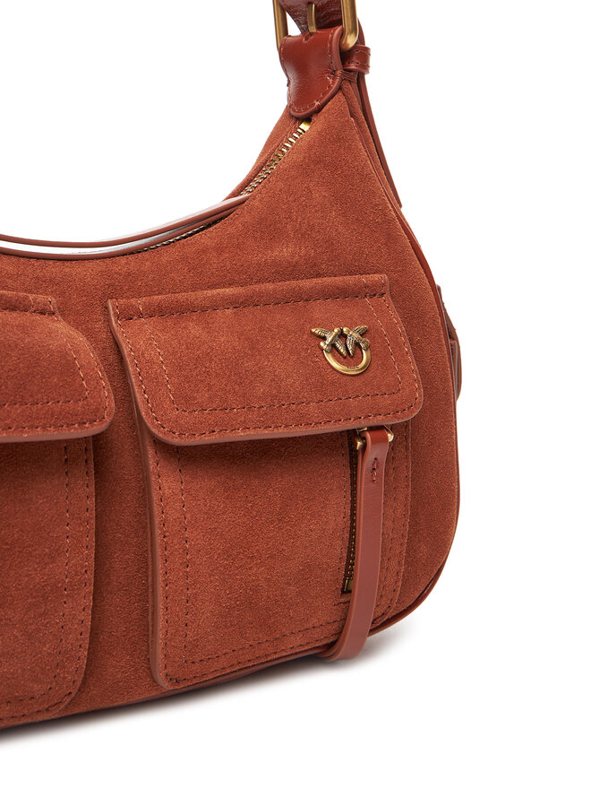 PINKO Torbica PINKO Cargo Bag Classic PE PLTT 102794 A29N Rjava