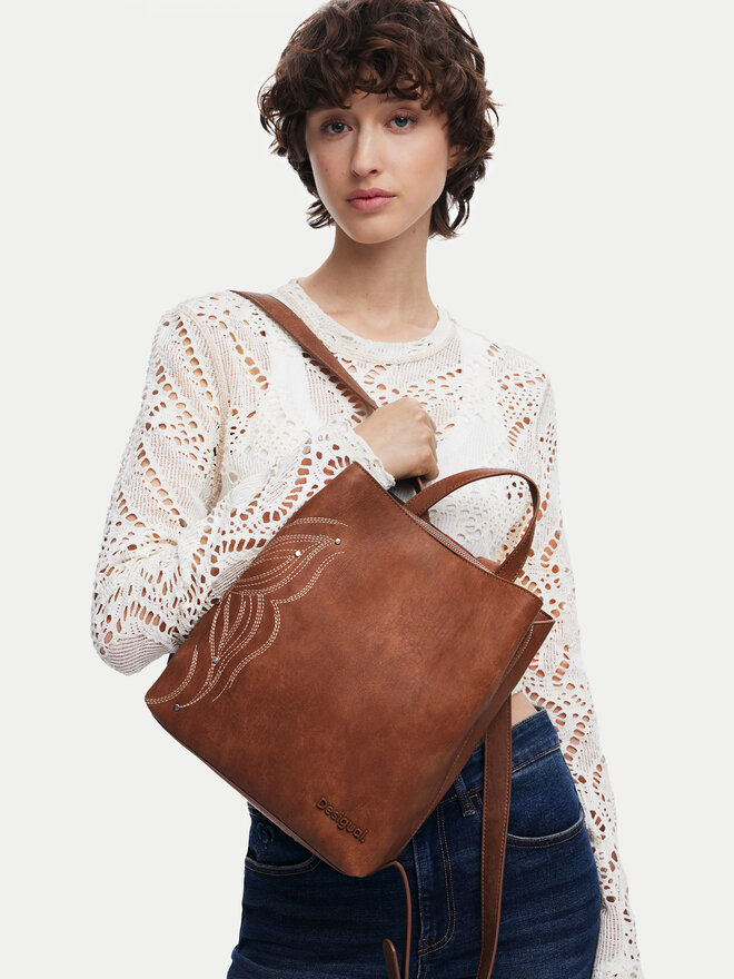 Desigual Plecak Desigual Goodall Sumy 25SAKP07 Brązowy