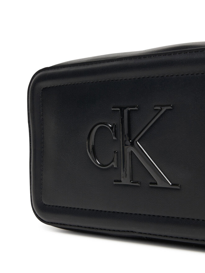 Calvin Klein Handtasche Calvin Klein Bold Ck Camera Bag LV04F3220G Schwarz