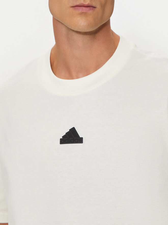adidas adidas Marškinėliai Brand Love IX1321 Balta Loose Fit