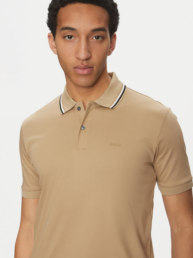 BOSS BOSS Poloshirt Penrose 38 50469360 Beige Slim Fit